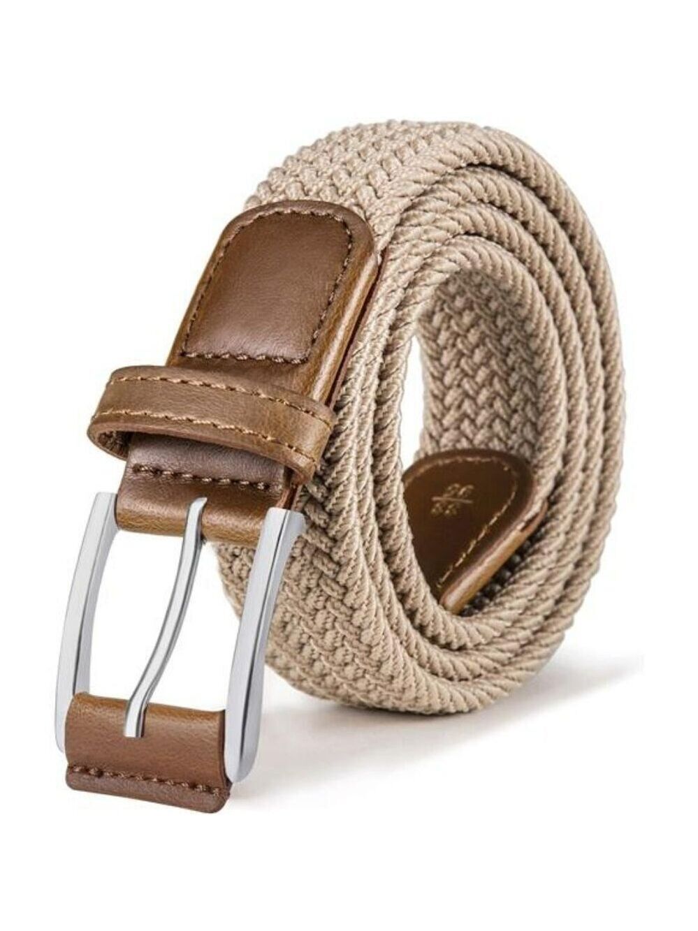 Mens Stretch Woven Belt Braided Web Belt for Golf Casual Jeans Pants 1 3 8